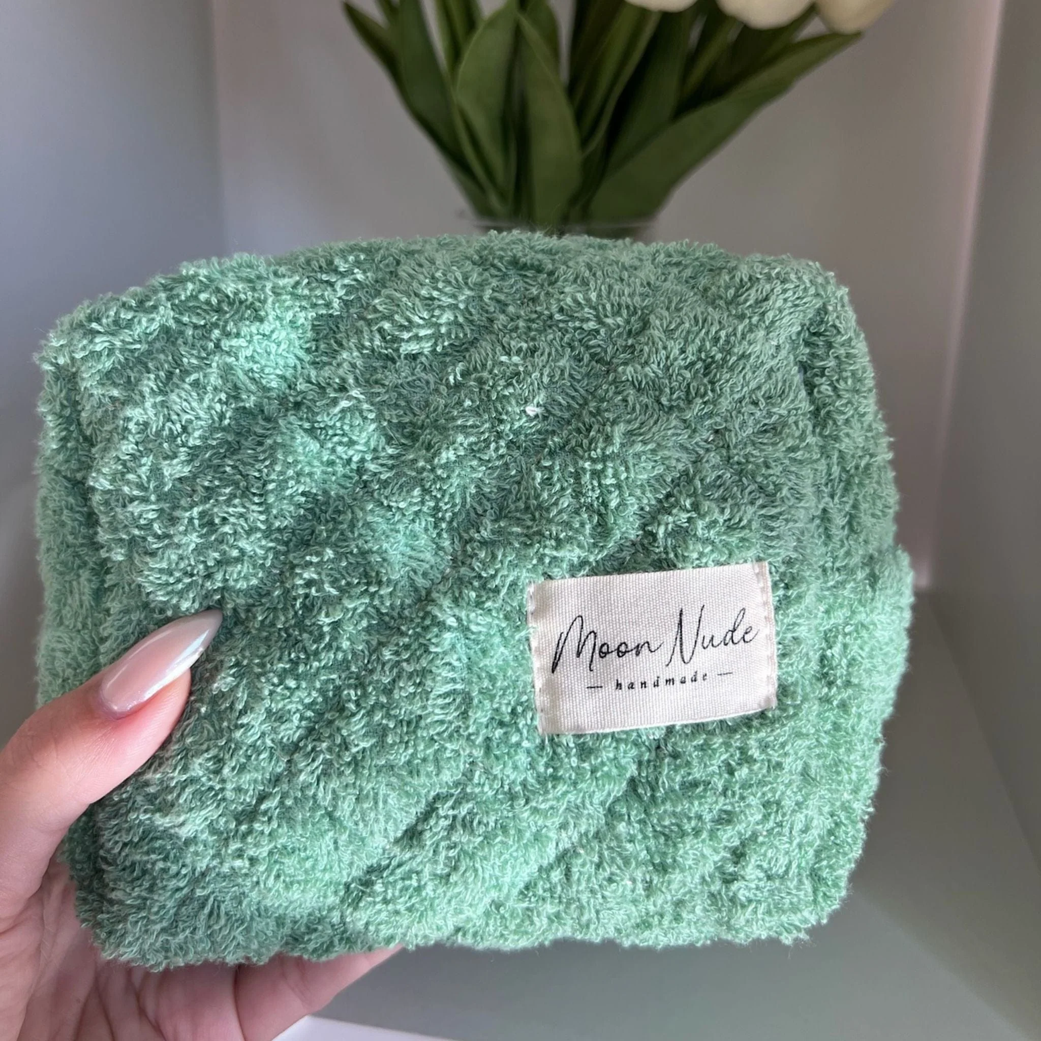Olive Mini Makeup Bag - Image 3