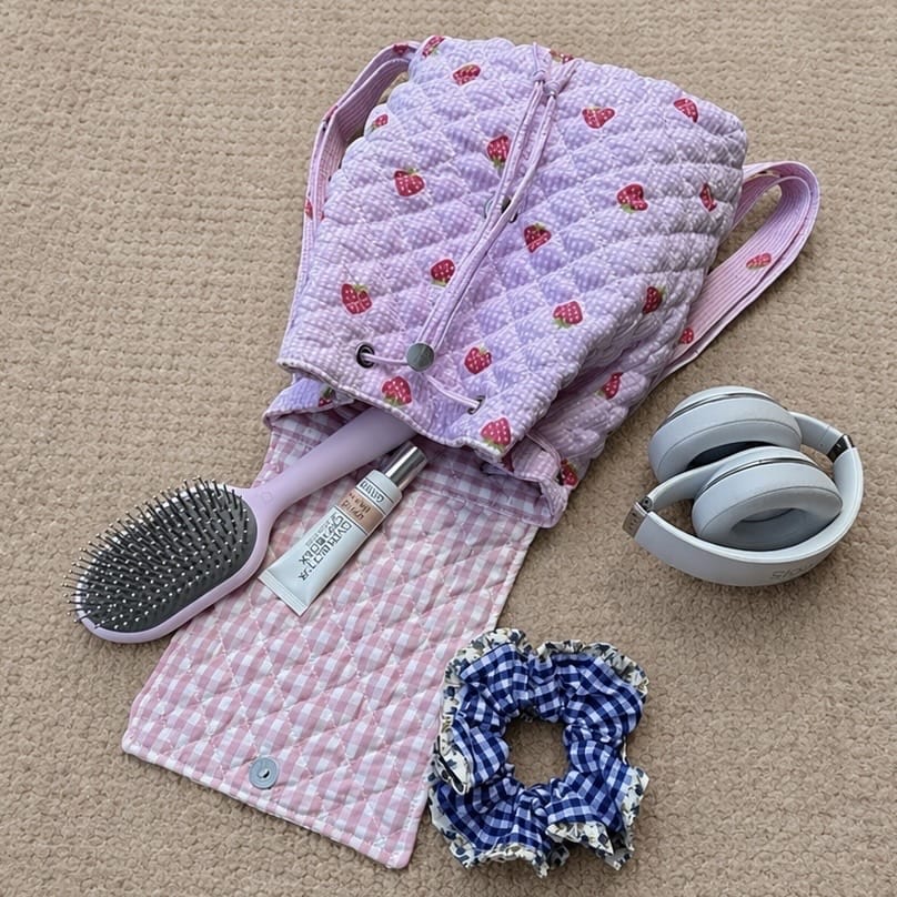Strawberry Flap Backpack - Image 3