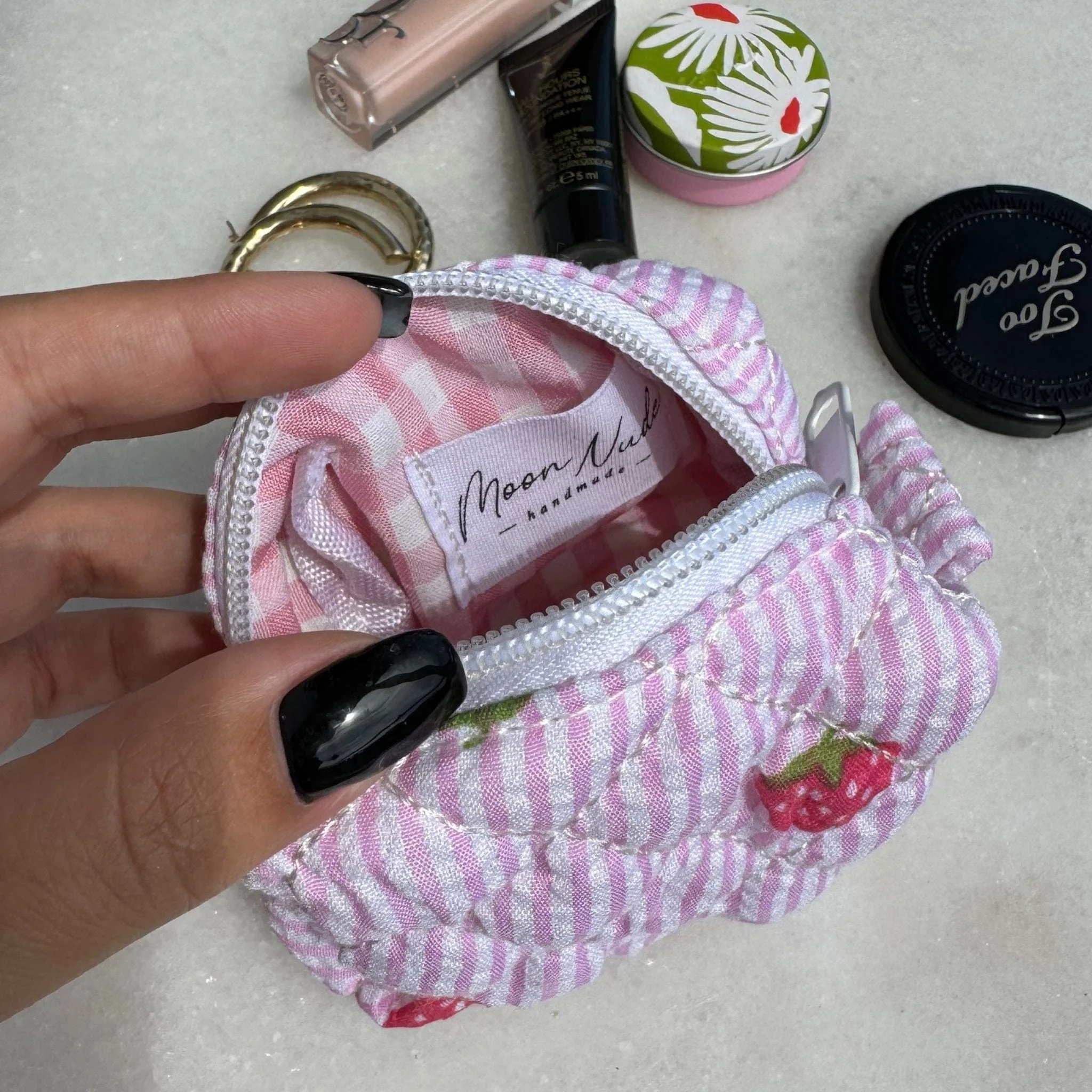 Strawberry Keychain Bag - Image 3