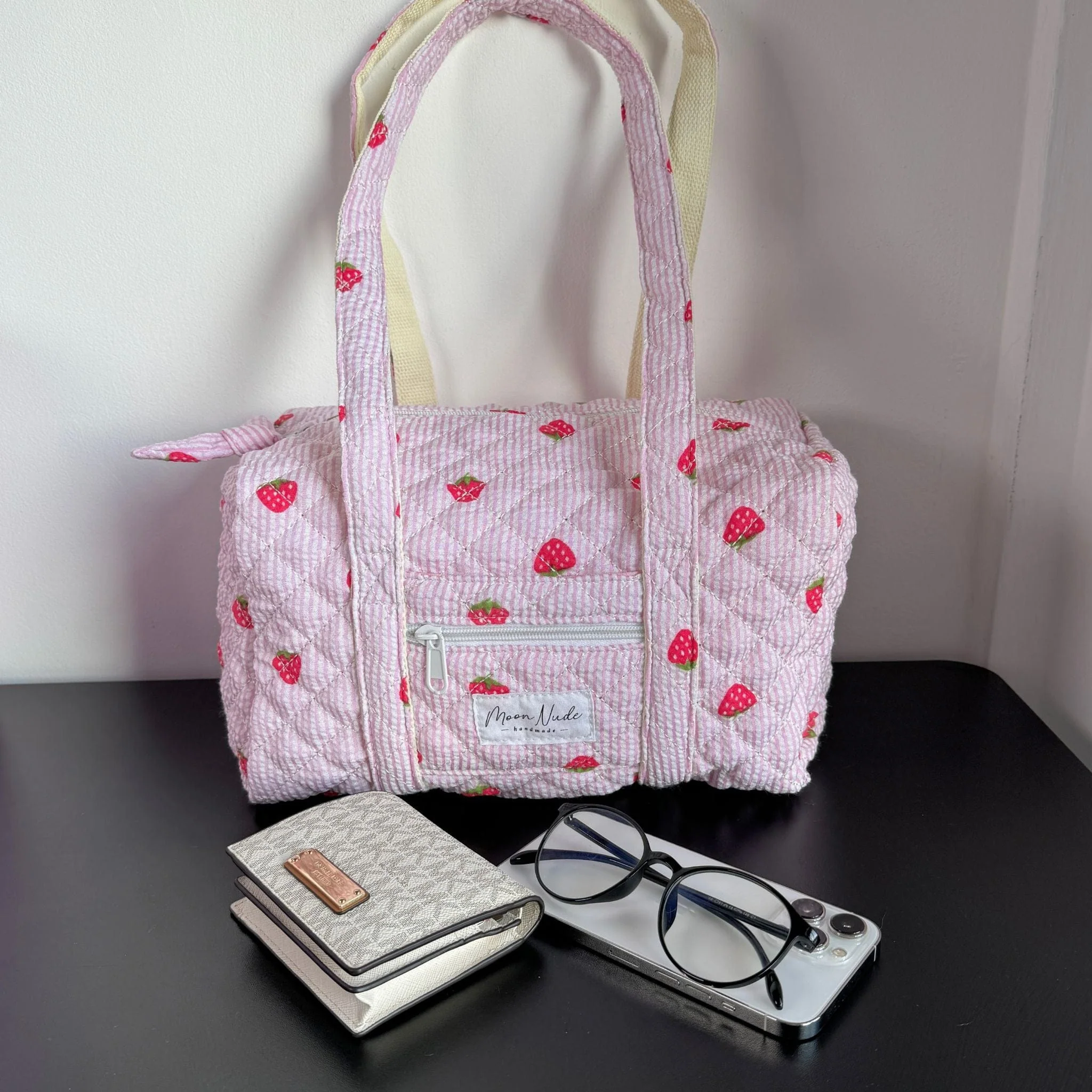Strawberry Mini Duffel Bag - Image 3