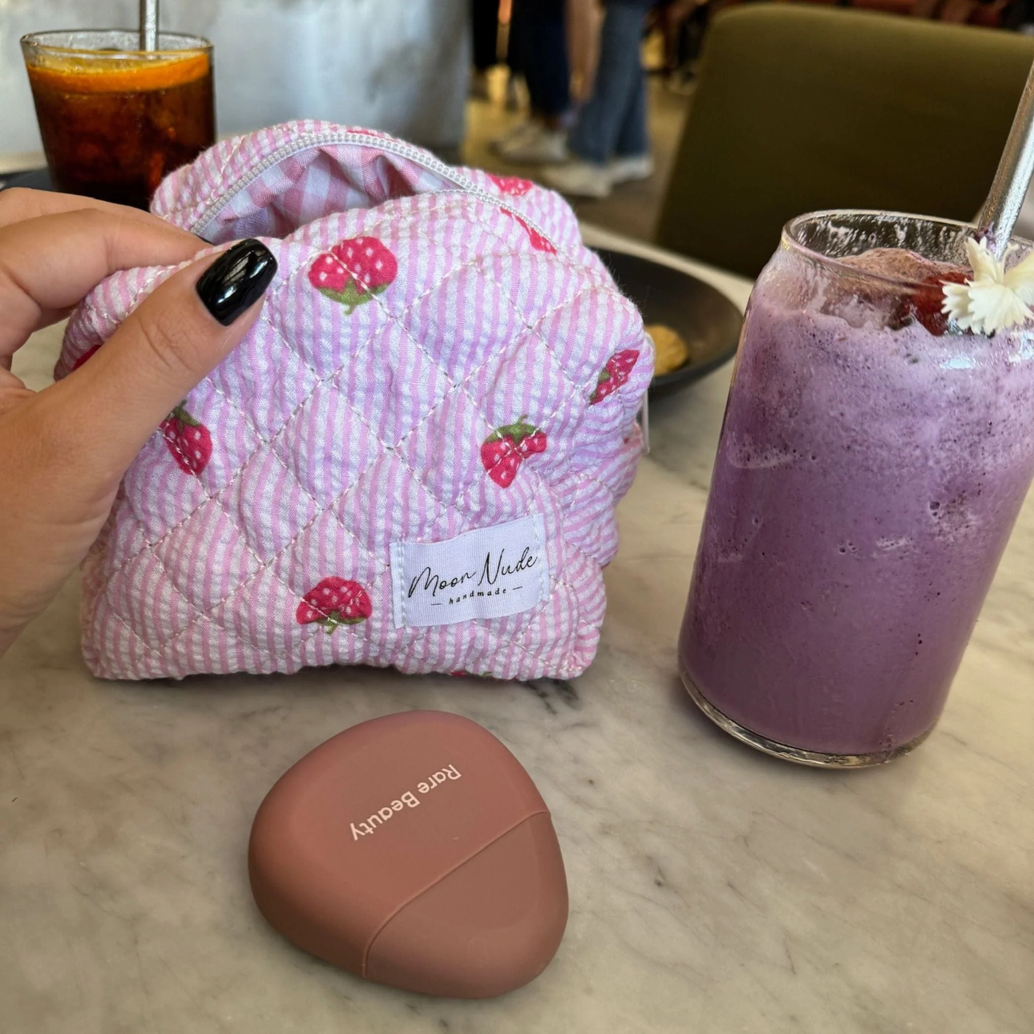Strawberry Mini Makeup Bag - Image 3